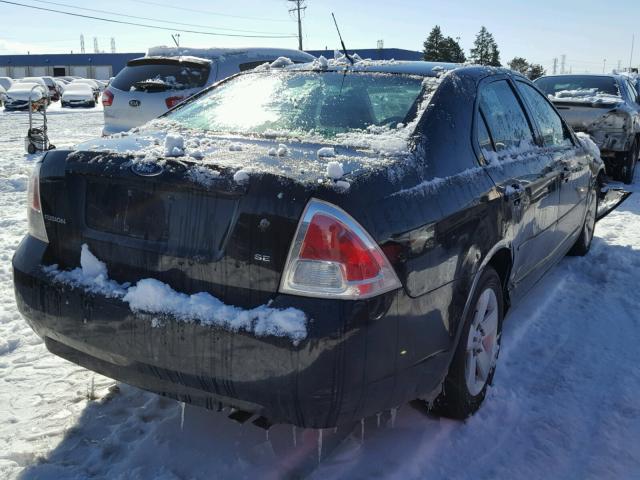 3FAHP07Z37R236466 - 2007 FORD FUSION SE BLACK photo 4