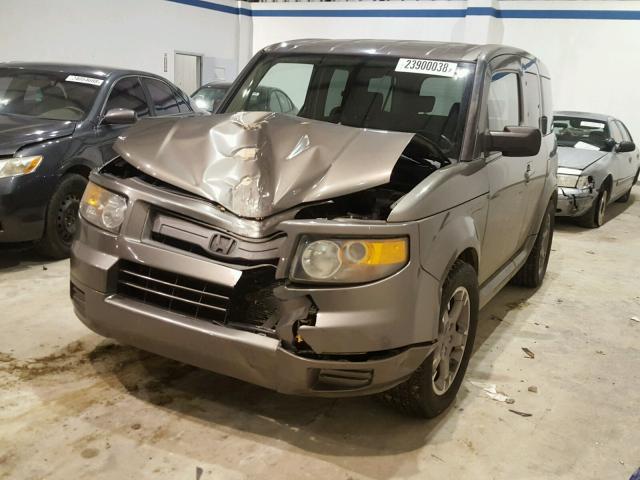 5J6YH18947L000722 - 2007 HONDA ELEMENT SC GRAY photo 2