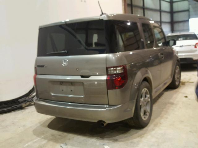 5J6YH18947L000722 - 2007 HONDA ELEMENT SC GRAY photo 4