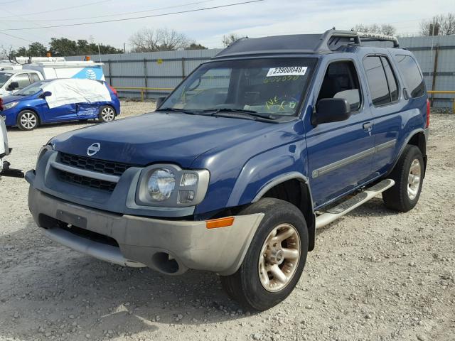 5N1ED28T62C606050 - 2002 NISSAN XTERRA XE BLUE photo 2