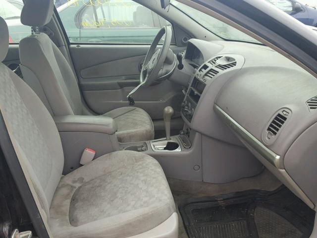 1G1ZT52875F292094 - 2005 CHEVROLET MALIBU LS შავი ფოტო 5