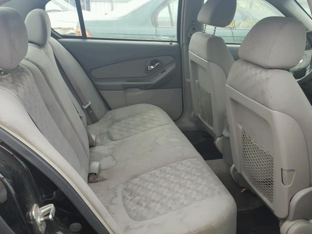 1G1ZT52875F292094 - 2005 CHEVROLET MALIBU LS შავი ფოტო 6