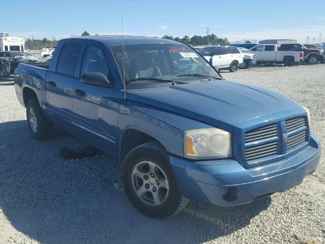 1D7HE48N56S634130 - 2006 DODGE DAKOTA QUA BLUE photo 1