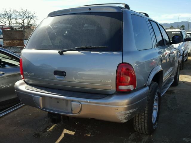 1B4HS28Z4YF123866 - 2000 DODGE DURANGO BEIGE photo 4