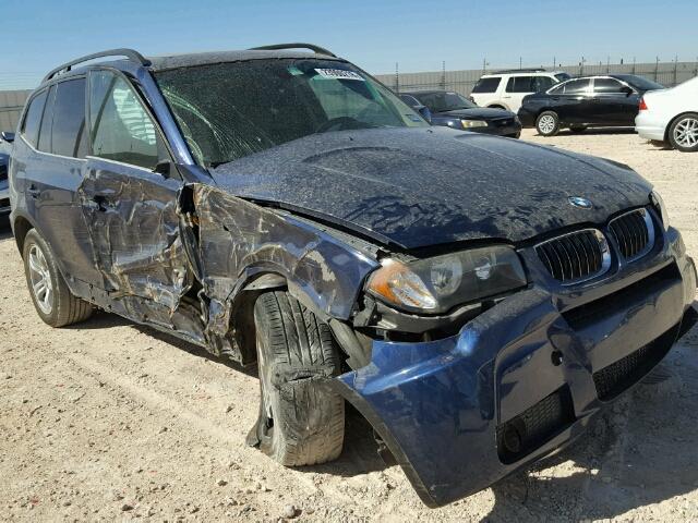 WBXPA93406WG88348 - 2006 BMW X3 3.0I BLUE photo 9