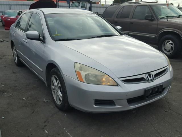 1HGCM56317A065834 - 2007 HONDA ACCORD SE SILVER photo 1