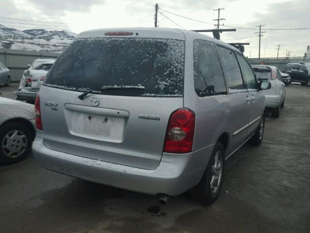 JM3LW28A330378202 - 2003 MAZDA MPV WAGON SILVER photo 4