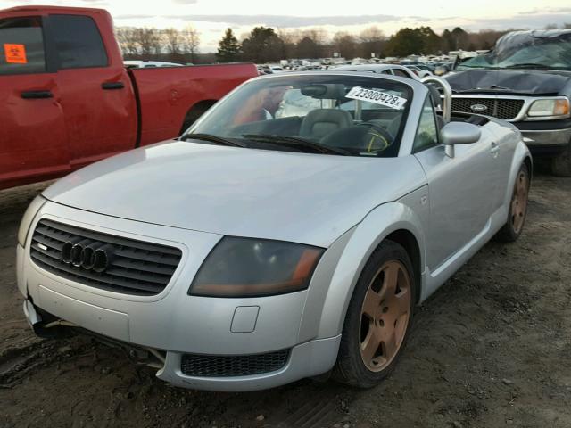 TRUUT28N411032794 - 2001 AUDI TT QUATTRO SILVER photo 2