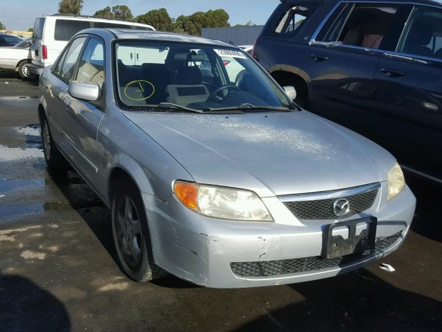 JM1BJ225420535670 - 2002 MAZDA PROTEGE DX SILVER photo 1