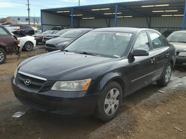 KMHET46CX6A105570 - 2006 HYUNDAI SONATA GL BLACK photo 2