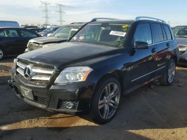 WDCGG8HB1CF876621 - 2012 MERCEDES-BENZ GLK 350 4M BLACK photo 2