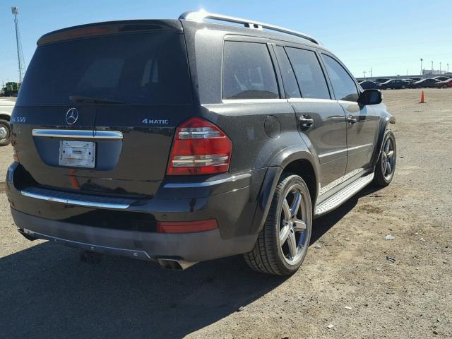 4JGBF86E78A385079 - 2008 MERCEDES-BENZ GL 550 4MA BLACK photo 4