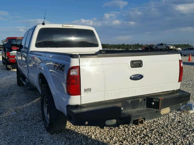 1FT7W2BT2DEA31243 - 2013 FORD F250 SUPER WHITE photo 3