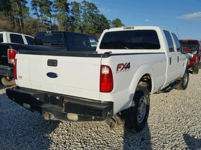 1FT7W2BT2DEA31243 - 2013 FORD F250 SUPER WHITE photo 4