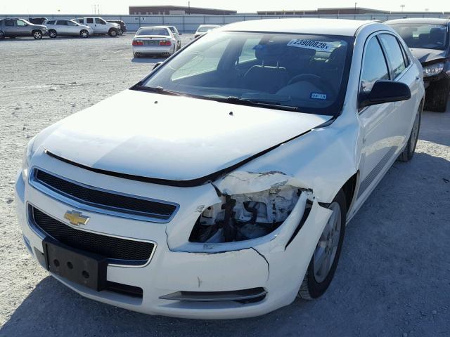 1G1ZG57B684226581 - 2008 CHEVROLET MALIBU LS WHITE photo 2