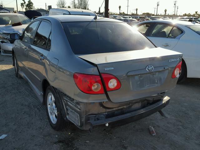 1NXBR32E85Z487730 - 2005 TOYOTA COROLLA CE GRAY photo 3