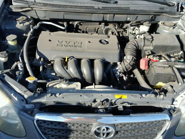 1NXBR32E85Z487730 - 2005 TOYOTA COROLLA CE GRAY photo 7