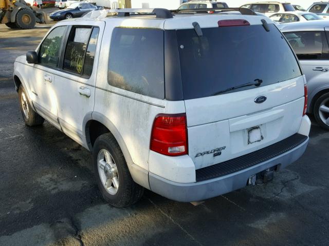 1FMZU73E52ZA28804 - 2002 FORD EXPLORER X WHITE photo 3