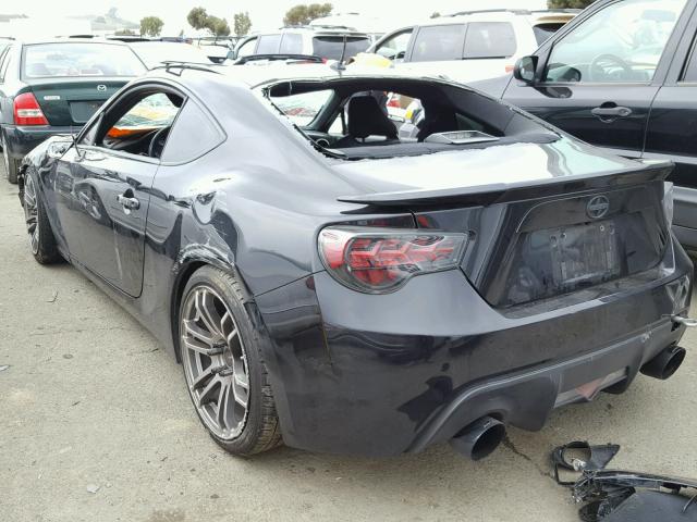 JF1ZNAA15D1723046 - 2013 TOYOTA SCION FR-S BLACK photo 3