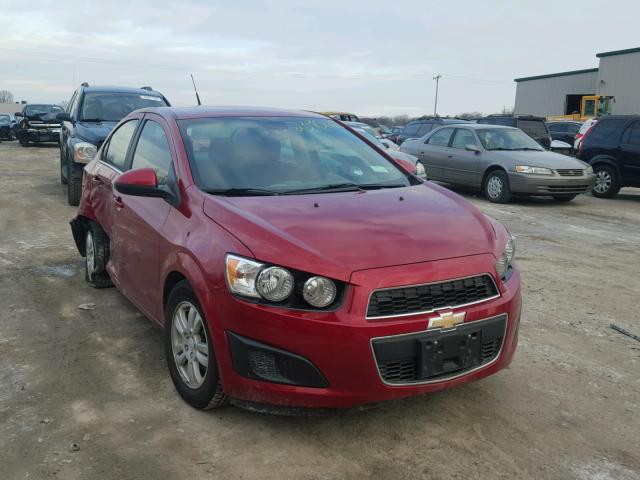 1G1JC5SGXD4197303 - 2013 CHEVROLET SONIC LT RED photo 1