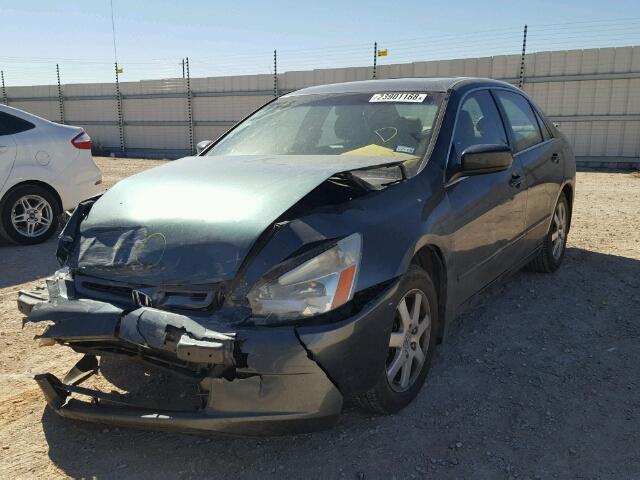 1HGCM66895A038623 - 2005 HONDA ACCORD EX GREEN photo 2