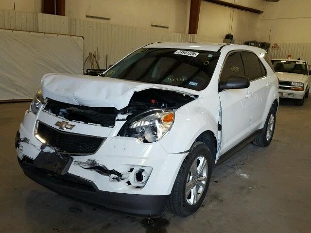 1GNALAEK7EZ113711 - 2014 CHEVROLET EQUINOX LS WHITE photo 2