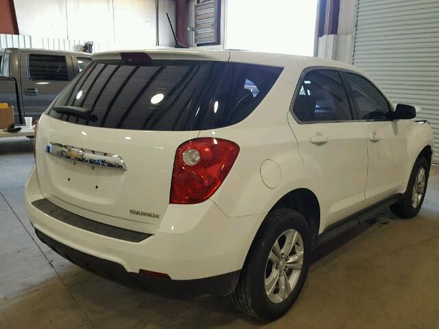 1GNALAEK7EZ113711 - 2014 CHEVROLET EQUINOX LS WHITE photo 4