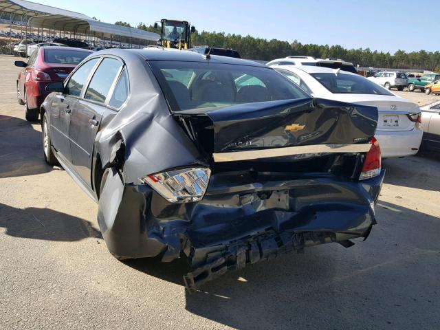 2G1WB5EK5B1280543 - 2011 CHEVROLET IMPALA LT GRAY photo 3