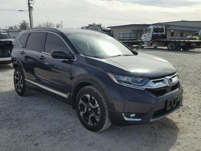 2HKRW1H99HH517259 - 2017 HONDA CR-V TOURI GRAY photo 1