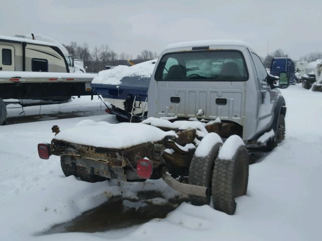 1FDAF57P07EB51450 - 2007 FORD F550 SUPER GRAY photo 4