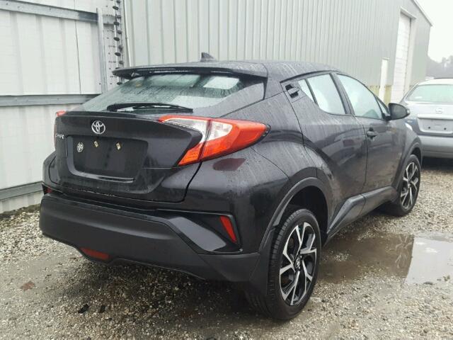 NMTKHMBX5JR020549 - 2018 TOYOTA C-HR XLE BLACK photo 4