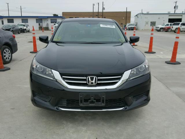 1HGCR2F30FA257776 - 2015 HONDA ACCORD LX BLACK photo 9