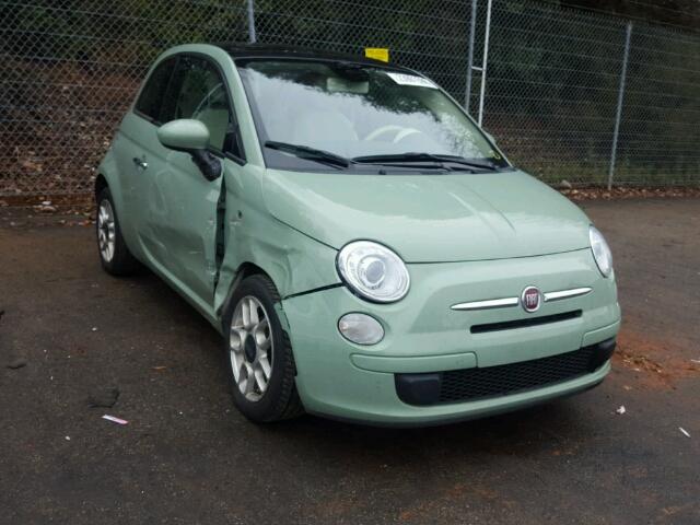 3C3CFFAR2DT745549 - 2013 FIAT 500 POP GREEN photo 1