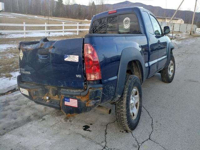 5TEUU42N66Z202033 - 2006 TOYOTA TACOMA ACC BLUE photo 4