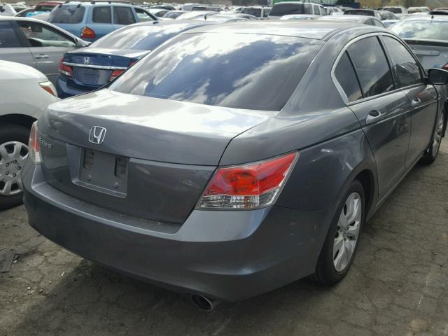 JHMCP26729C002254 - 2009 HONDA ACCORD EX GRAY photo 4