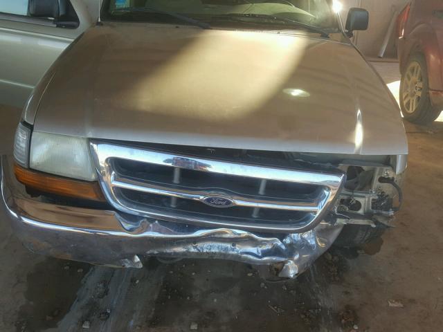 1FTYR14V3YTB31812 - 2000 FORD RANGER SUP GOLD photo 7