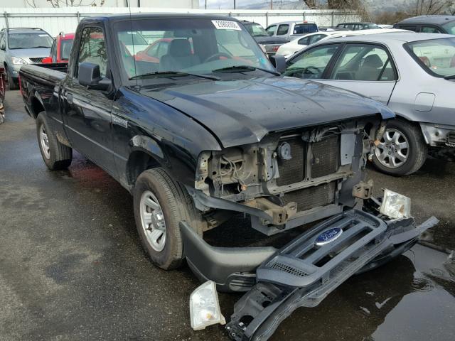 1FTYR10D68PB18672 - 2008 FORD RANGER BLACK photo 1