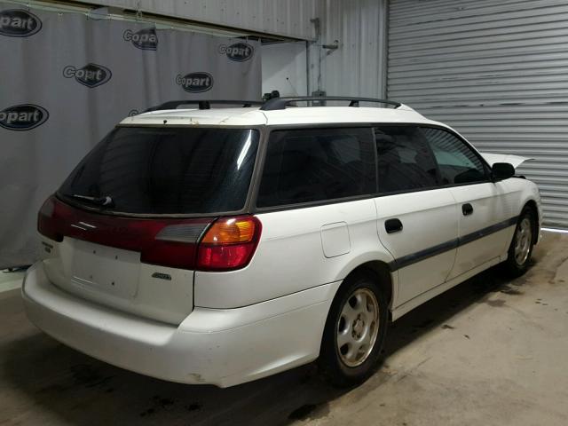 4S3BH635917309874 - 2001 SUBARU LEGACY L WHITE photo 4