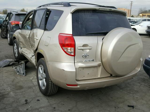 JTMBK31V576013705 - 2007 TOYOTA RAV4 LIMIT GOLD photo 3