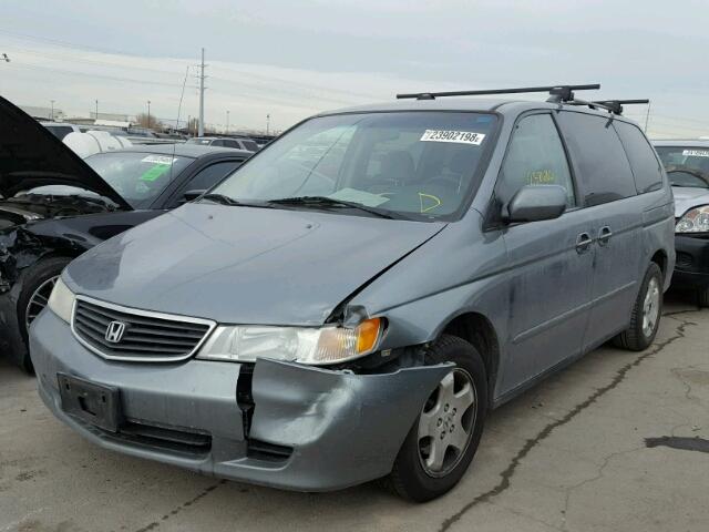 2HKRL1863YH539403 - 2000 HONDA ODYSSEY EX GRAY photo 2