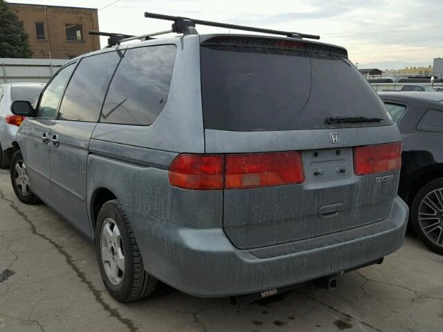 2HKRL1863YH539403 - 2000 HONDA ODYSSEY EX GRAY photo 3