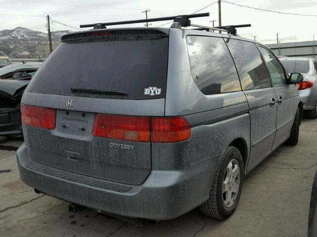 2HKRL1863YH539403 - 2000 HONDA ODYSSEY EX GRAY photo 4