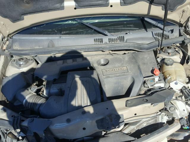 1G1AK55F267884296 - 2006 CHEVROLET COBALT LS GOLD photo 7