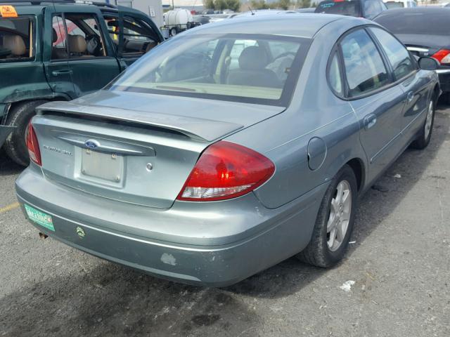 1FAFP56U16A251471 - 2006 FORD TAURUS SEL GREEN photo 4