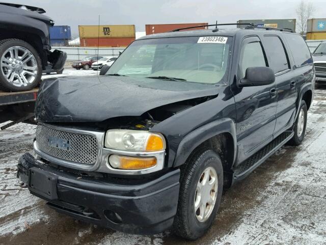 1GKFK66U62J293860 - 2002 GMC DENALI XL BLACK photo 2