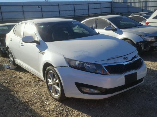 5XXGM4A70DG214884 - 2013 KIA OPTIMA LX WHITE photo 1