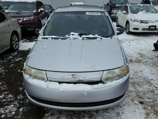 1G8AG52F54Z180893 - 2004 SATURN ION LEVEL SILVER photo 9