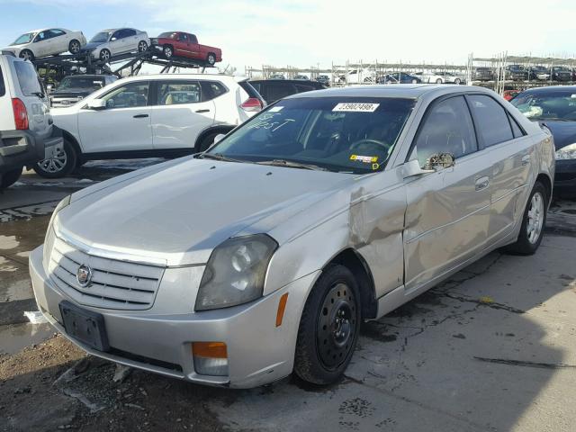 1G6DM57T170120616 - 2007 CADILLAC CTS SILVER photo 2