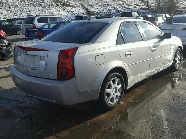 1G6DM57T170120616 - 2007 CADILLAC CTS SILVER photo 4