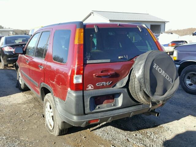 SHSRD78823U157462 - 2003 HONDA CR-V EX MAROON photo 3